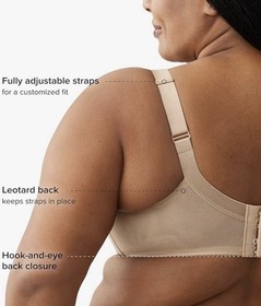 NEW Wacoal Retro Chic Mesh Full Coverage Underwire Bra Toast/Nude Model 855186