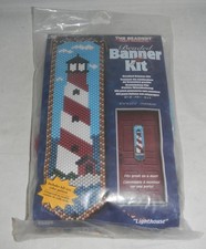 NIP The Beadery Craft Products Beaded Banner Kit Lighthouse 5324