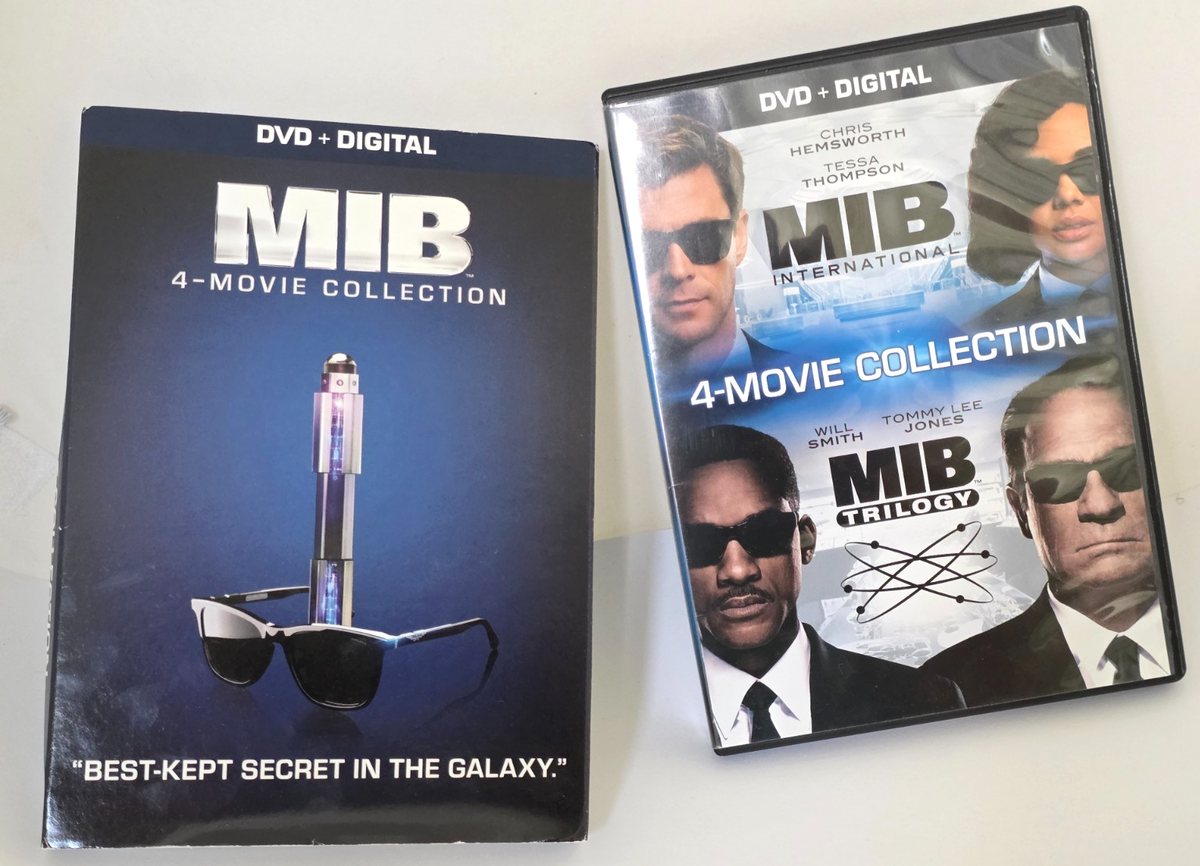 MIB 4 Movie Collection Men In Black DVD W/ Rare Slipcover | eBay