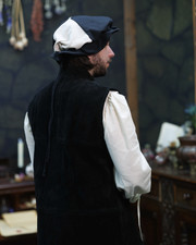 Mytholon Jörg Barett Baumwolle Schwarz/Natur Larp Mittelalter Reenactment #17223