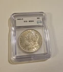 1885-O Morgan Silver Dollar MS64 New Orleans ICG MS 64 Toner!