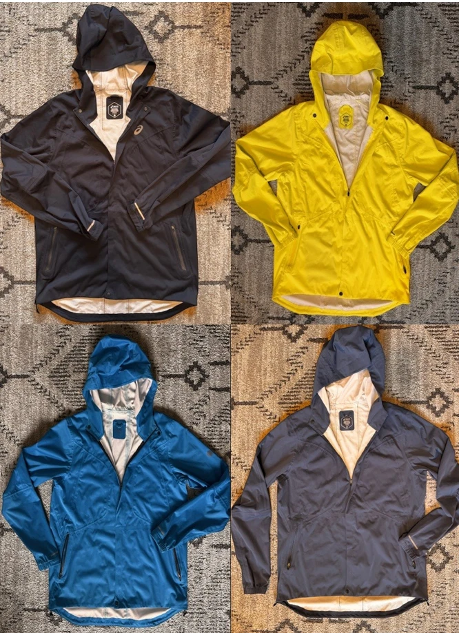 ASICS men's LARGE, lightweight, softshell jacket windbreaker hooded adjustable
Opens in a new window