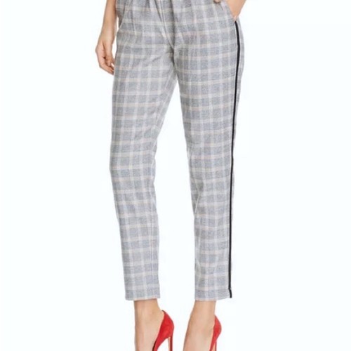 Kenneth Cole Plaid Straight-Leg Pants Gray Size S | 2968 - Picture 9 of 9