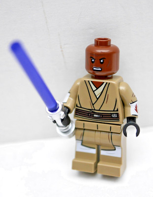 Lego Star Wars Minifigur Mace Windu aus Set 75342, unbespielt