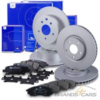 ATE Bremsscheiben +BremsbelÄGe Vorne+Hinten FÜR Nissan QASHQAI+2 Renault Koleos