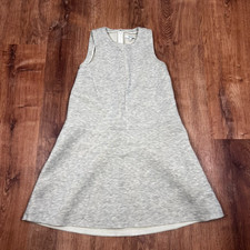 Madewell Anytime Scuba Dress A-Line Heather Gray Minimalist French