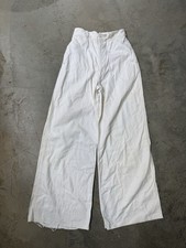 Vintage 1960s Wide Leg Flair Sailor Trousers Rare Canadian Military Style