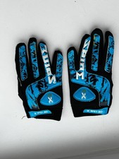 Getxr-X blau schwarz Fahrrad / BMX Vollfinger Handschuhe Gr&ouml;&szlig;e Small
