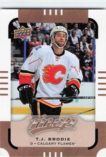 2015-16 Upper Deck MVP #53 T.J. Brodie Calgary Flames