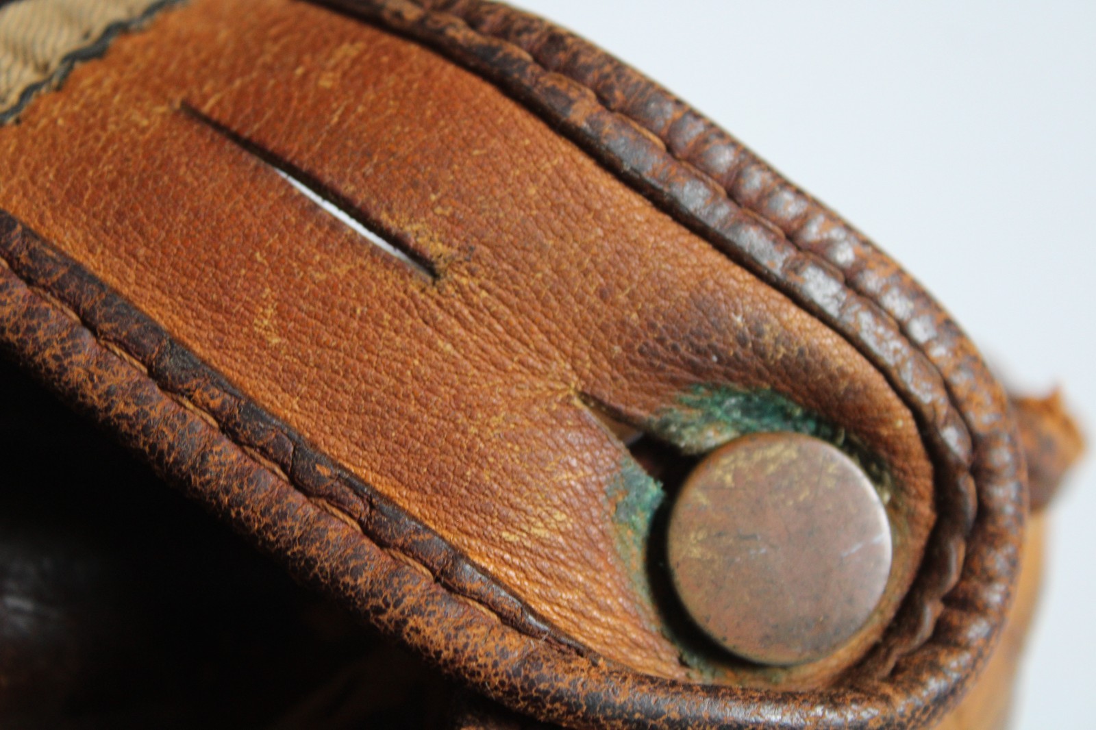 VTG J.C. Higgins Leather  Model # 1638  RHT Baseball Glove Sears Roebuck CO