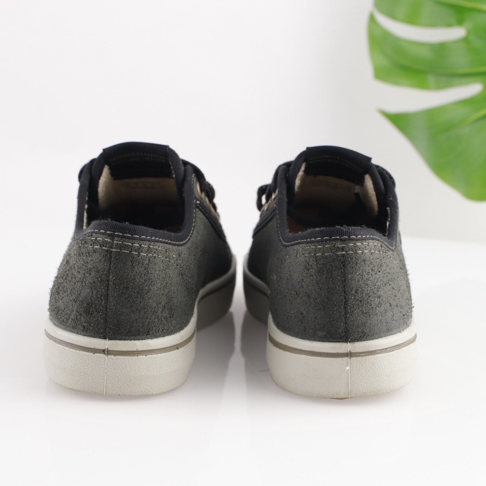 Sneaker Keen donna Elsa Harvest taglia 7 grigio pelle riciclata scarpa casual stringata