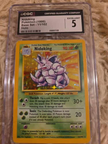Nidoking graded CGC 5 for sale on eBay