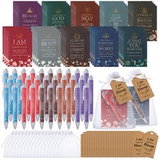 200 Christian Gift Sets: Scripture Notebooks, Pens, Tags, Bags for Women