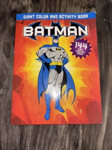 Vintage Batman Activity Book Coloring Books 144 page - NEW