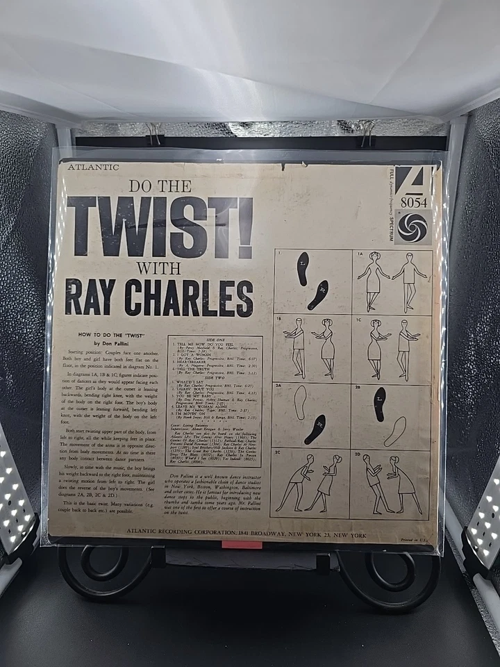 RAY CHARLES "DO THE TWIST!" ROCK LP LP1961 ATLANTIC MGM Custom Press G+/VG+ - Image 2 of 4