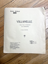 French Horn Paul Dukas "Villanelle" with piano accompaniment VINTAGE