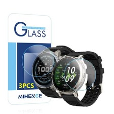 MIHENCE Screen Protector Compatible for Amazfit Active 3 transparent