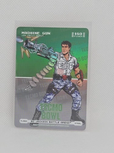 Bo Jackson Battle Arena Tecmo Bowl Logo Steel Machine Gun Jim Kelly Debut TL552