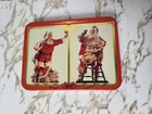 Coca Cola Coke Santa Tin Playing Cards Poker Vintage 1994 Santa 2 Sealed Decks