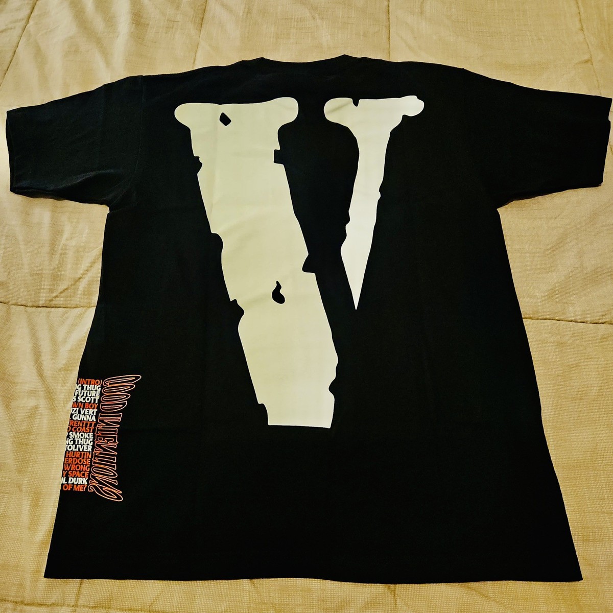 Vlone - NAV x Dead Tee Black XL 100% Authentic Cotton Regular Fit 