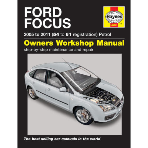 Ford Focus Haynes Manual  2005-09 1.4 1.6 1.8 2.0 Petrol Workshop Manual - Zdjęcie 1 z 1