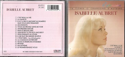 CD 16T ISABELLE AUBRET C'EST BEAU LA VIE BEST OF EXPRESSION RARE POCHETTE