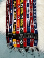 NFL  NBA Lanyard Detachable Keychain Badge ID Holder