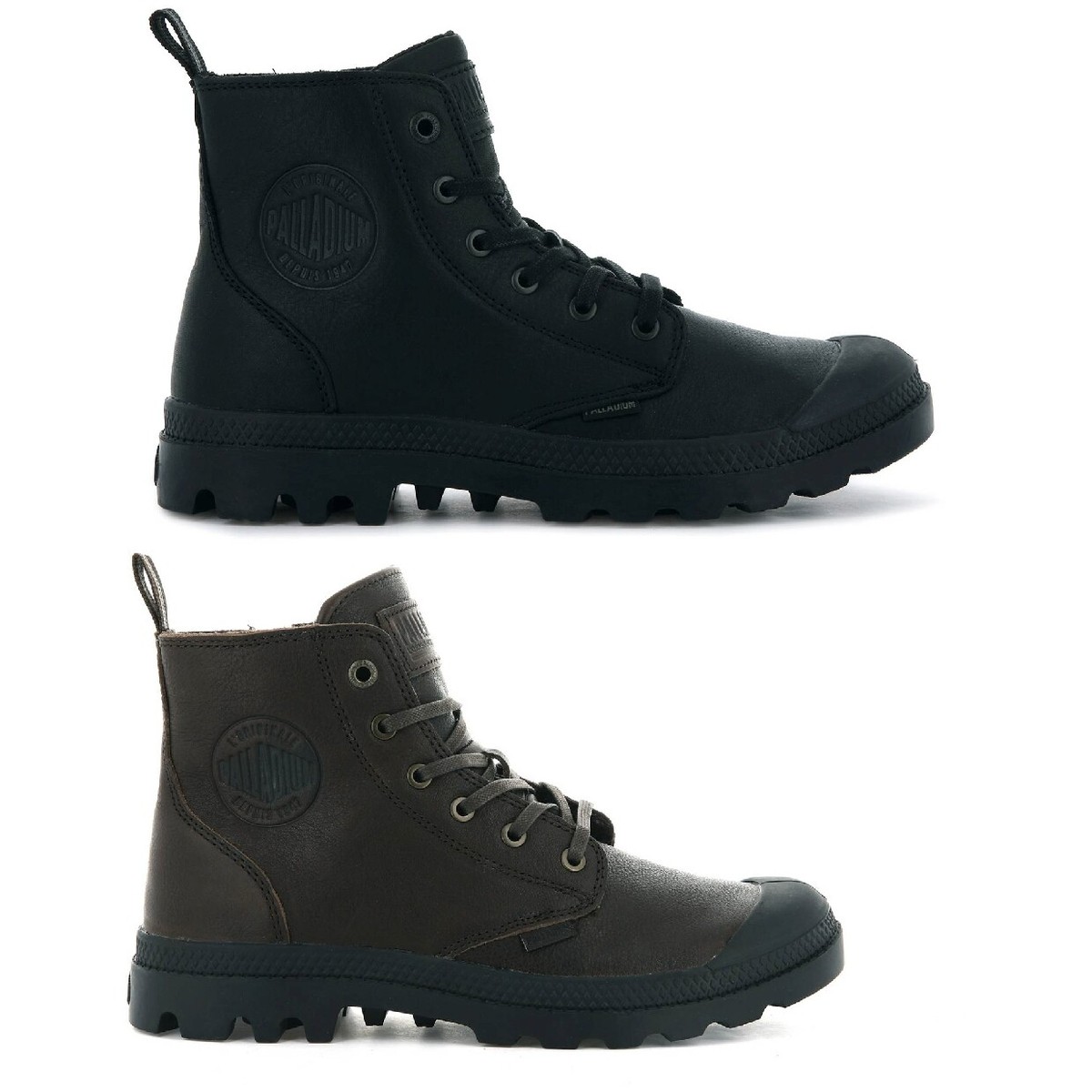 Palladium Pampa Zip Leather - Baskets Boots Iconiques - Mixte - Fabriqué En Cuir