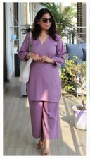 Indian Bollywood Designer Kurti Palazzo Set Women Ethnic Casual Wear Kurta Set