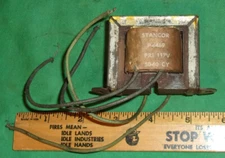 Stancor P6469 Filament Transformer 25V Clean! Test OK! (1951) 117VAC/25.2V-1 Amp