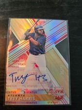 2019 Panini Elite Extra Edition Status Red Die-Cut  #D 75/75 Trey Harris Auto