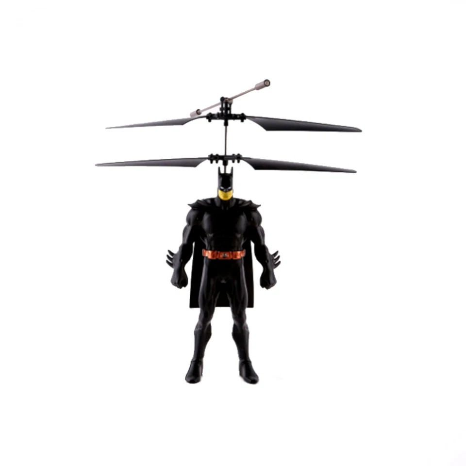 NEW World Tech Toys DC BATMAN IR RC Flying Figure helicopter hovercraft drone - Image 3 of 4