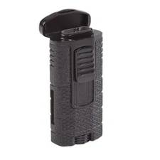 Xikar Tactical Triple Jet Flame Cigar Lighter Black on Black - 553BK2 - New