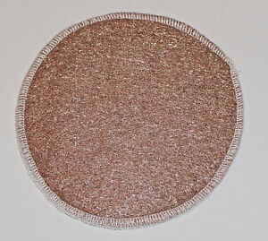 Lustersheen 5&#034; diameter Bronze Wool Polishing Pad ` Great shower tile cleaner!!