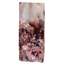 Vince Camuto Watercolor Floral Silk Blend 68" x 14" Oblong Scarf VC2459