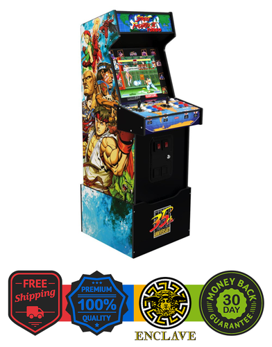 Street Fighter 2 Turbo 35th Anniversary Arcade Cabinet, 57.8 Inch Tall