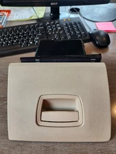 09-2015 BMW 750li 760li 740li Left Tray Storage Compartment Box Trim Coin Sandy