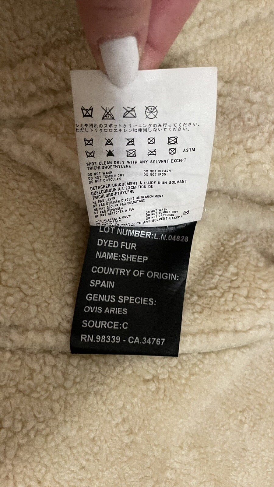 Prada leather jacket shearling jacket, boho style… - image 4