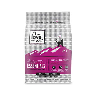 I and Love and You Naked Essentials Trout & Salmon Flavor Dry Cat Food,