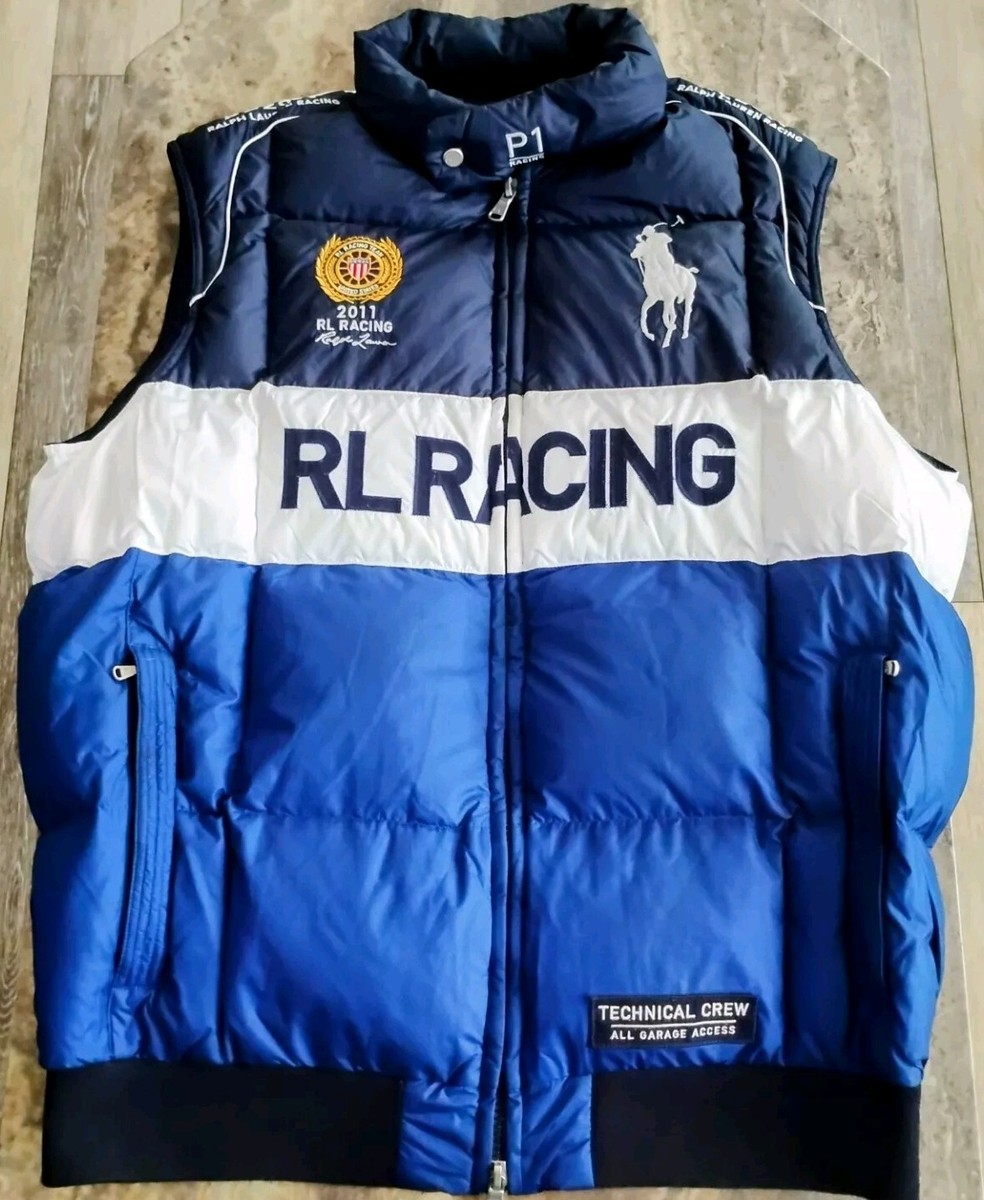 Ralph Lauren Polo P1 USA 2011 RL Team Racing Puffer Sport Vest