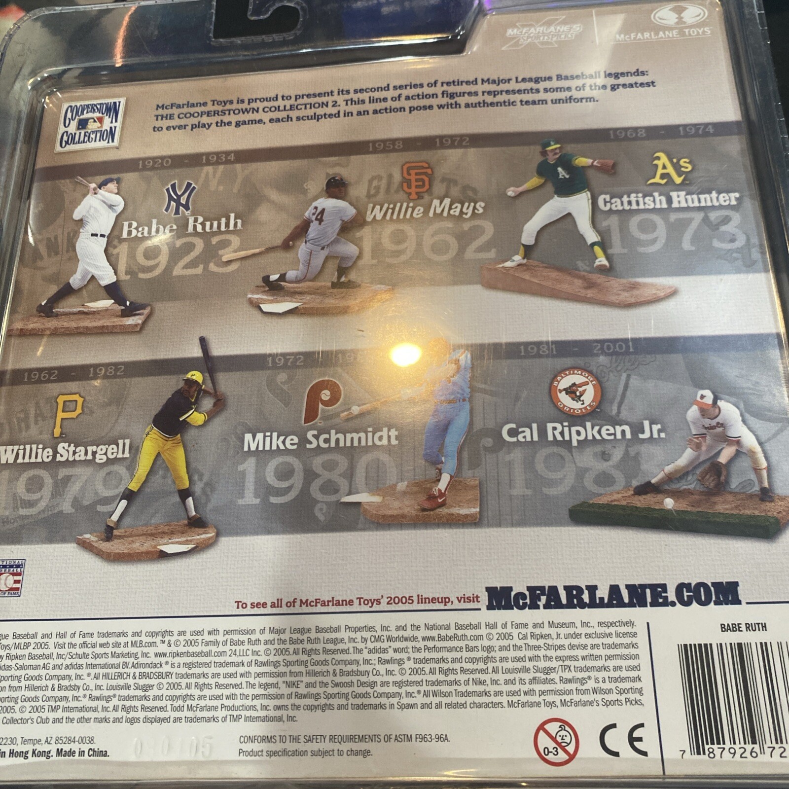 McFarlane Babe Ruth Cooperstown Collection 2 MLB New York Yankees NIB ...