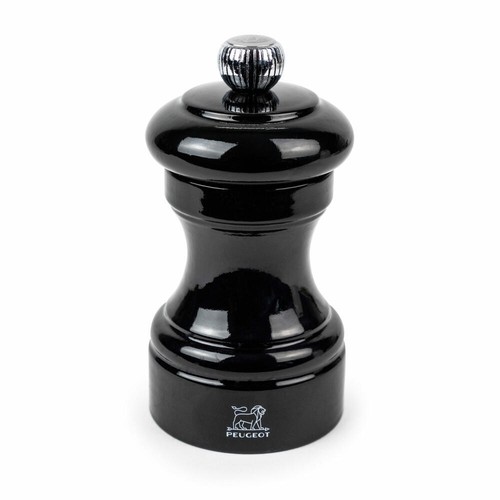 Gewürzmühle Aus Aluminium – Schwarz, 6,3 Cm, Mit Starkem Magnetdeckel & Scharfen Zähnen