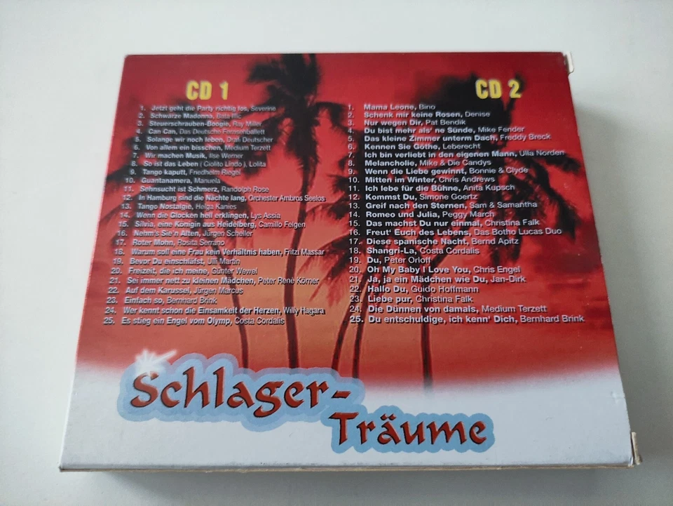 Schlagerträume - 2 CD Set - Drafi Deutscher Jürgen Marcus Costa Cordalis u.v.a. - Bild 2 von 4