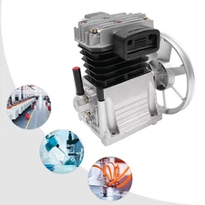 Piston Air Compressor Pump Head W/ Dual-cylinder For Gas conveying Synthesis