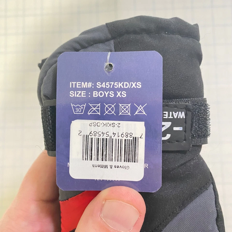 Boy's Size XS Toddler Winter Snow Gloves Cold Busters Multicolor Cold Weather - Image 4 of 4