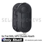 for Fiat 500 Panda Punto Ducato Doblo Bravo Brava Abart Remote Key Shell Case