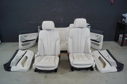 BMW 6er F06 Innenausstattung Vollleder Sitze Komfortsitze Dakota Elfenbeinweiss