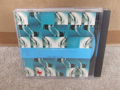 CD SINGLE SIMPLY RED NEVER NEVER LOVE REMIXES 5 TRACK  1995