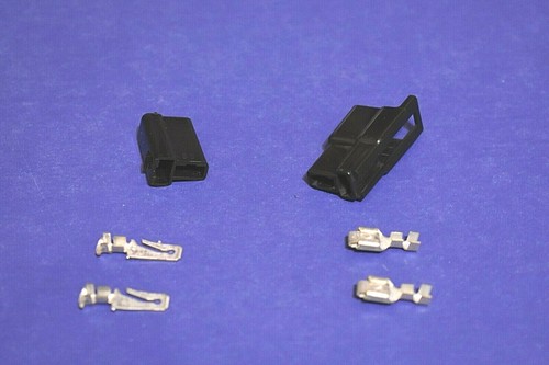 GM 2 Terminal T Shape Nylon Wiring Harness Connector Housing Shell Male & Female - Picture 3 of 8