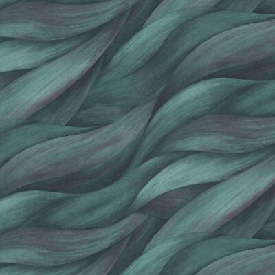 Erismann Casual Chic Wave Wallpaper Abstract Textured Vinyl Blue 10257-18